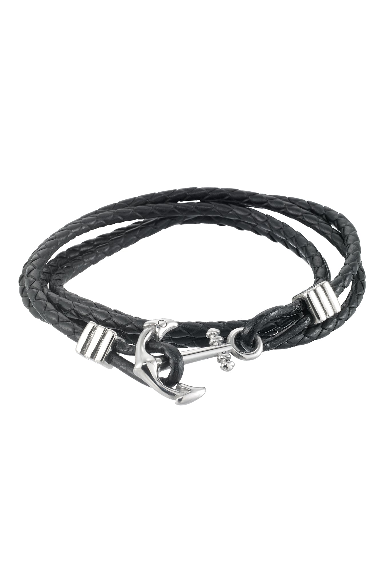 Amazon.com: WAINIS 6 Pack Mens Black Leather Bracelets Set for Men  Stackable Braided Cuff Bracelet Tribal Punk Rock Handmade Wristband:  Clothing, Shoes & Jewelry
