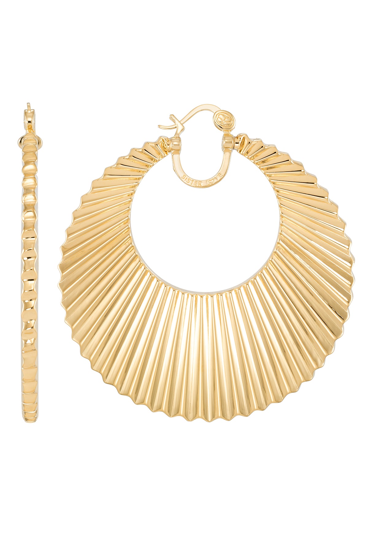 kuu　[MARIA BLACK] Sunset 70 Hoop Maria Black Kate Huggie Hoop Earring | $95.00 | Saint Bernard
