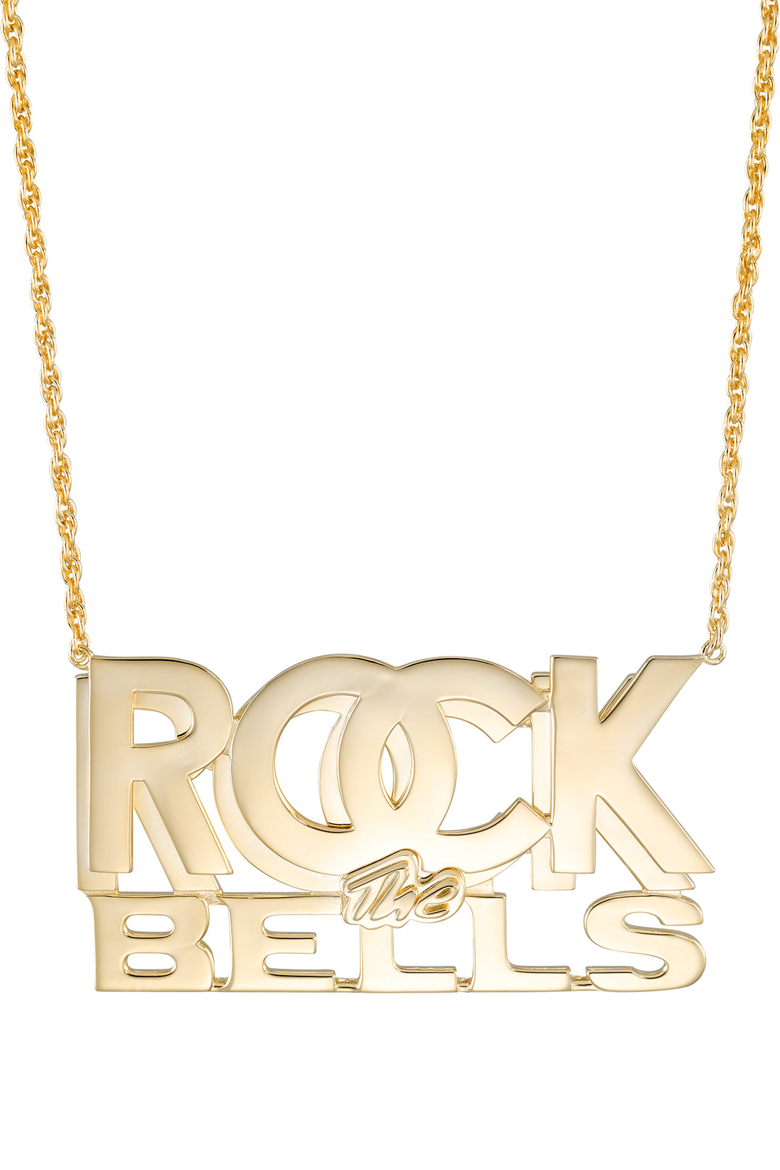Rock The Bells Nameplate Necklace – Simone Smith