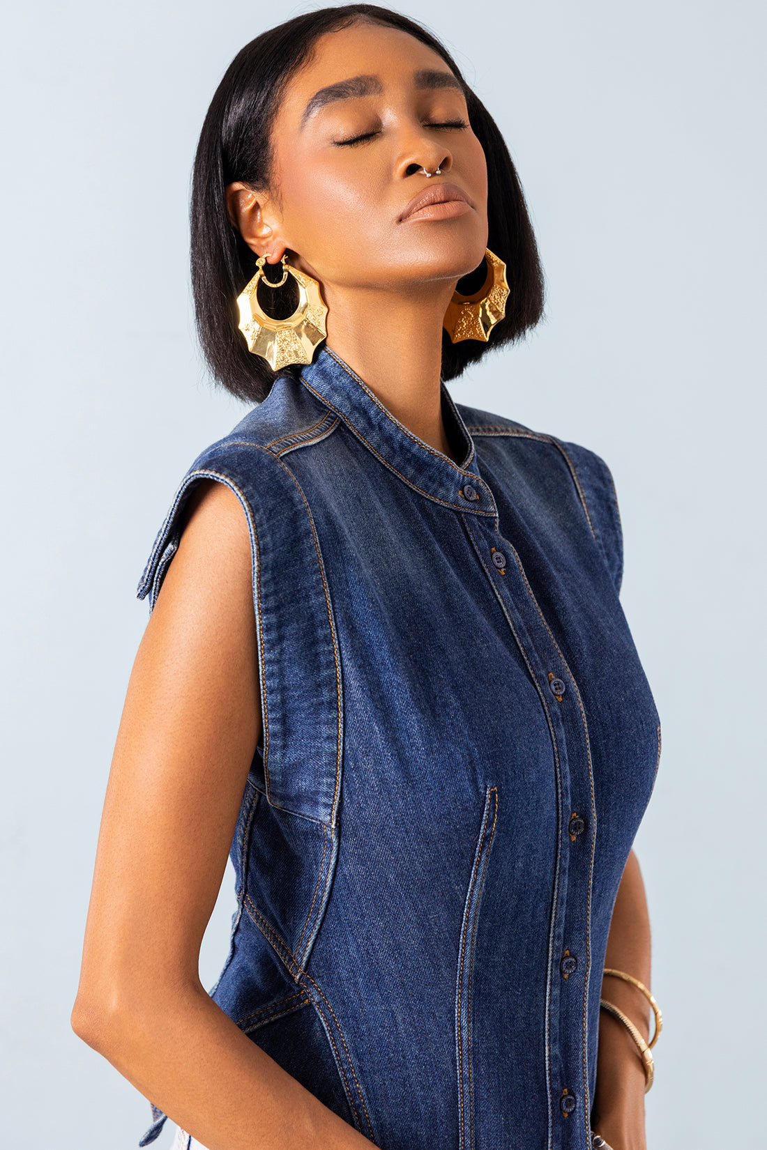 Sister Love Nefertiti Hoops