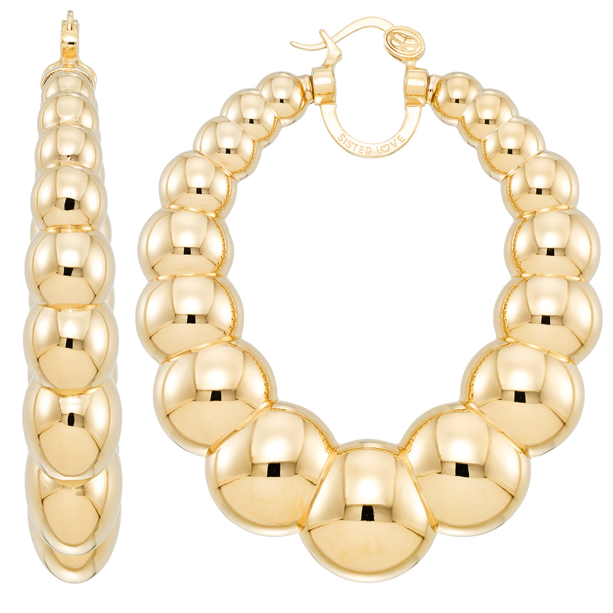 Platinum Plated Simone L Smith Lollipop Necklace Sister Love Dina