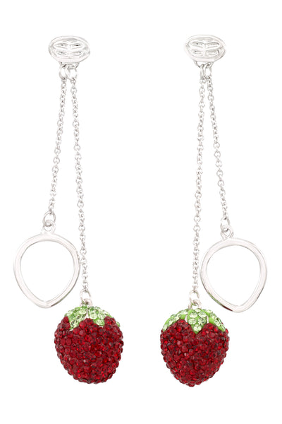 Strawberry Earrings - Medium – Simone I. Smith