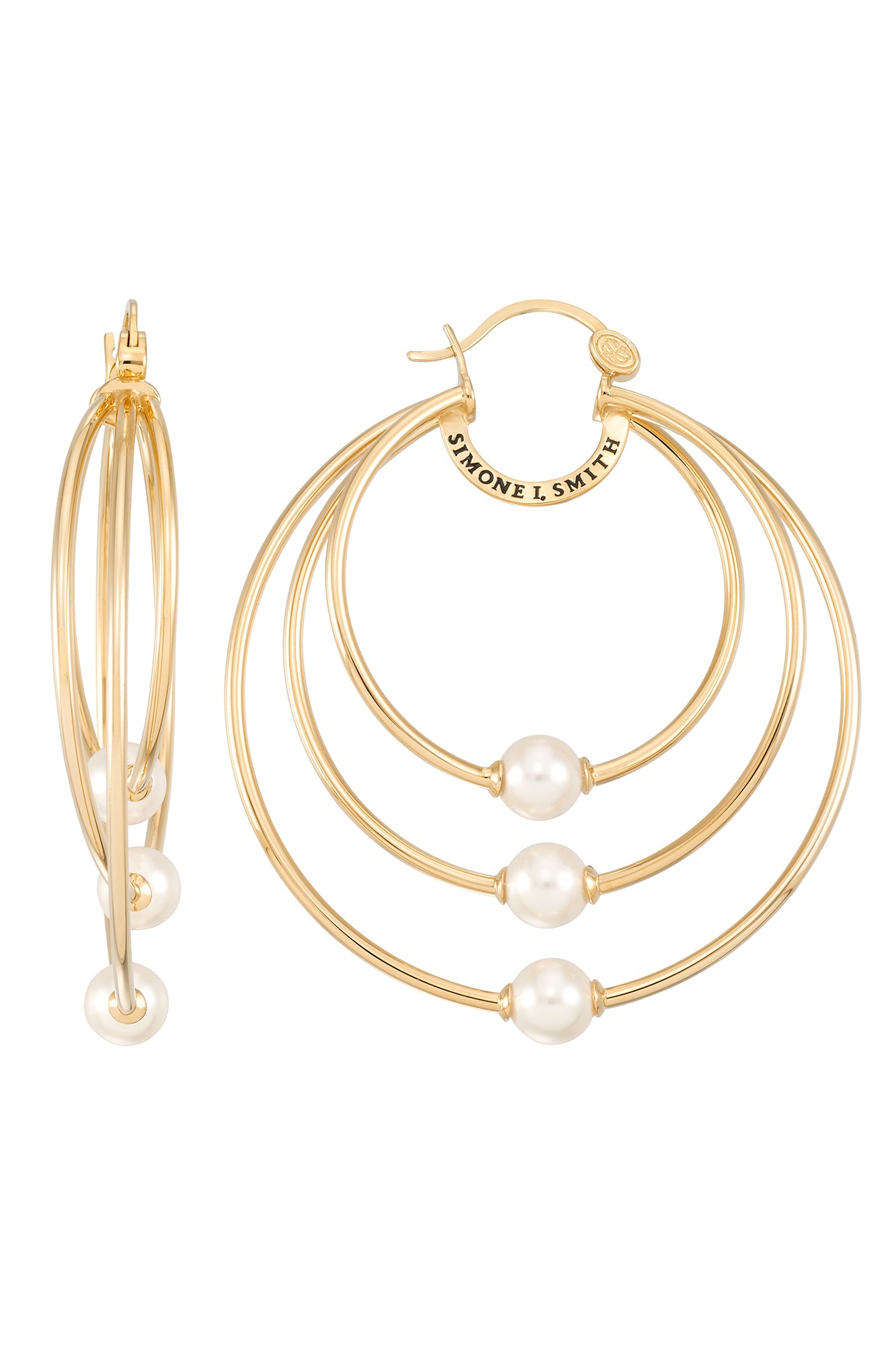 Lady of Serenity Hoops - Large – Simone I. Smith