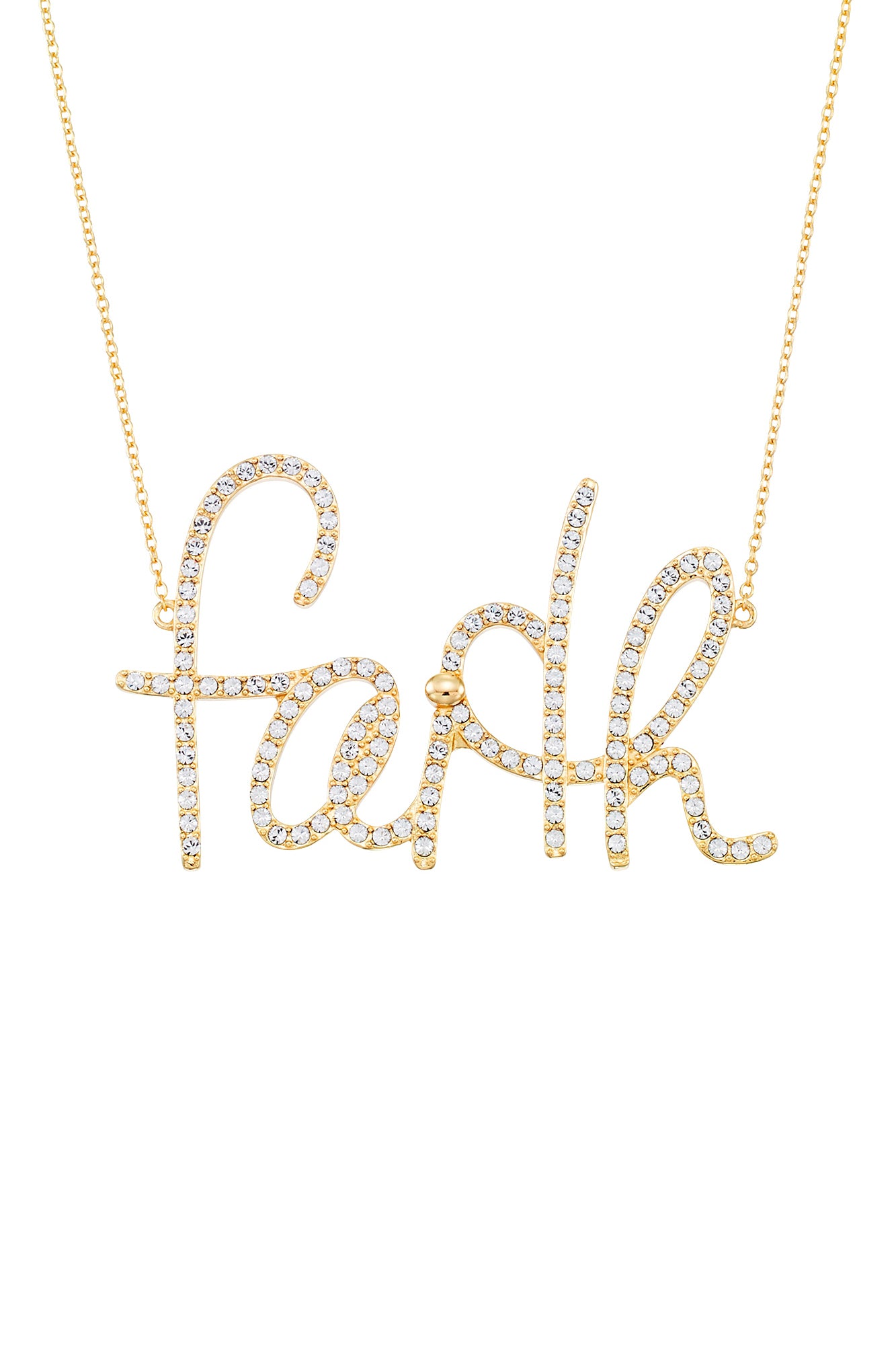 Large deals nameplate necklace